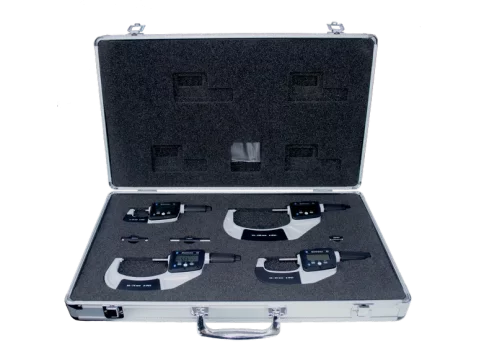 Zestaw mikrometrów cyfrowych DigiMic 0-100/0.001 mm