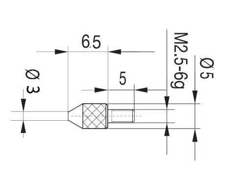 Końcówka pomiarowa fi 3,0 mm