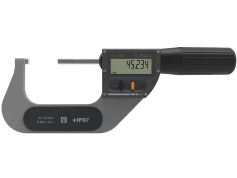 Mikrometr cyfrowy 66- 102/0.001 z końcówkami Ø 6.5mm